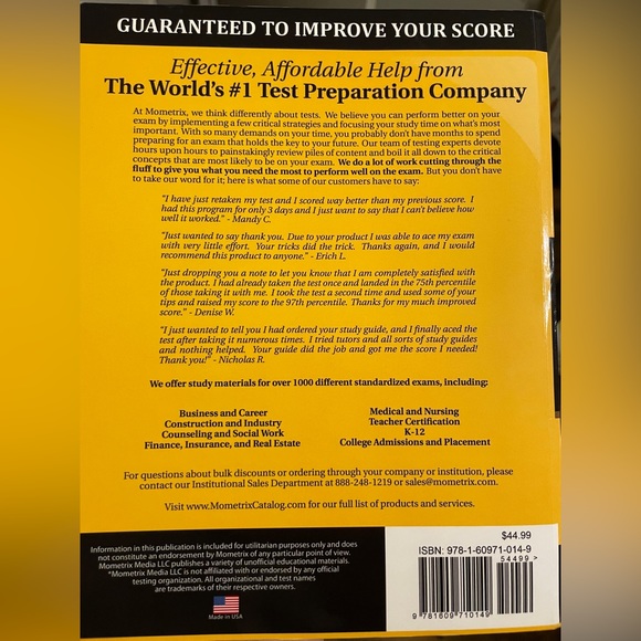 Mometrix HESI A2 Test Preparation - Picture 2 of 6